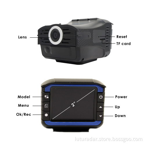 user manual HD720P car camera dvr video recorder VGR-3 car dvr gps radar detector full bands